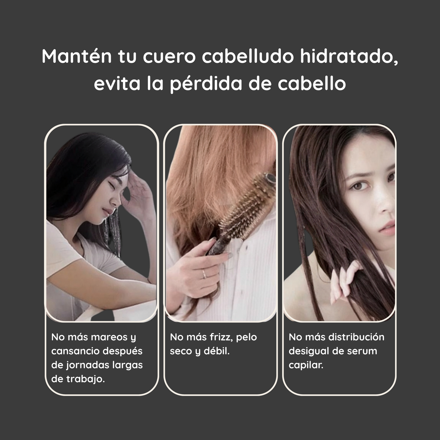 Cepillo masajeador capilar