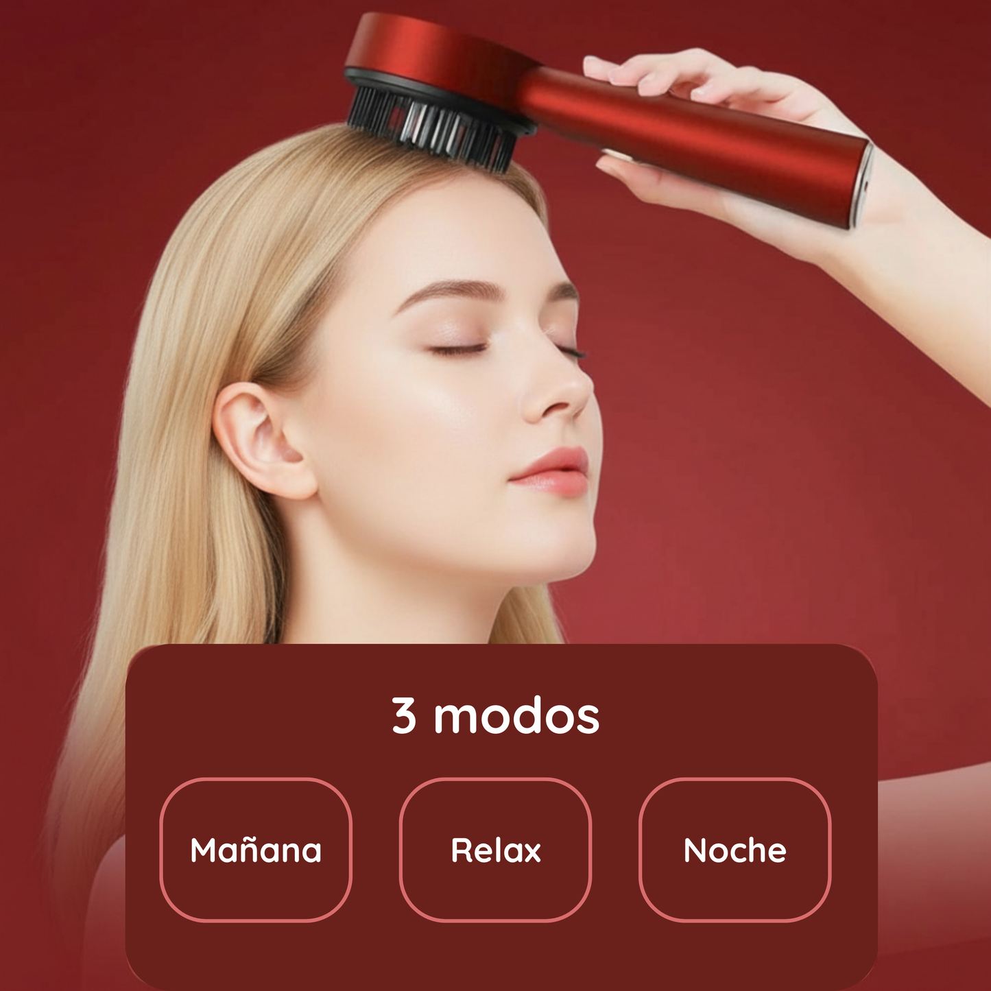 Cepillo masajeador capilar